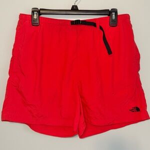 The North Face Bright Red Nylon Shorts